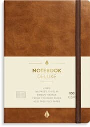 Cover von Burde Notizbuch Deluxe A6 Braun
