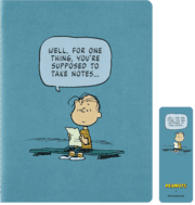 Cover von Notizbuch Peanuts Linus Hellblau