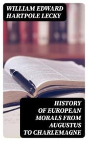 Cover von History of European Morals From Augustus to Charlemagne
