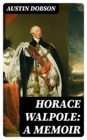 Cover von Horace Walpole: A memoir