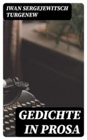 Cover von Gedichte in Prosa