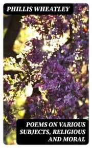 Cover von Poems on various subjects, religious and moral