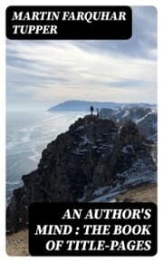Cover von An Author's Mind : The Book of Title-pages