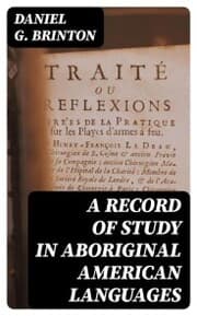 Cover von A Record of Study in Aboriginal American Languages
