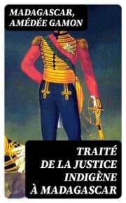 Cover von Traité de la justice indigène à Madagascar