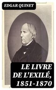 Cover von Le livre de l'exilé, 1851-1870