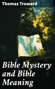 Cover von Bible Mystery and Bible Meaning