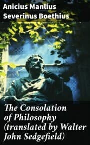 Cover von The Consolation of Philosophy (translated by Walter John Sedgefield)