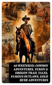 Cover von 60 WESTERNS: Cowboy Adventures, Yukon & Oregon Trail Tales, Famous Outlaws, Gold Rush Adventures
