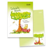 Cover von Oups-Schreibblock A5 - grün