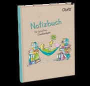 Cover von Notizbuch für kreative Gedanken - türkis