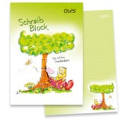 Cover von Oups-Schreibblock A4 - grün