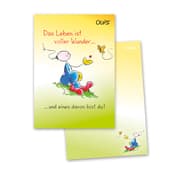 Cover von OUPS Notizblock A6 - unliniert - gelb