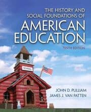 Cover von History and Social Foundations of American Education, The