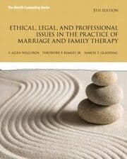 Cover von Ethical, Legal, and Professional Issues in the Practice of Marriage and Family Therapy, Updated Edition
