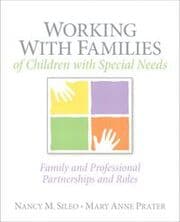 Cover von Working with Families of Children with Special Needs: Family and Professional Partnerships and Roles