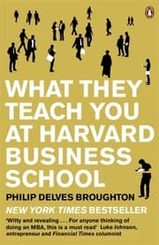 Cover von What They Teach You at Harvard Business School