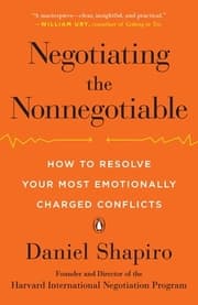 Cover von Negotiating the Nonnegotiable
