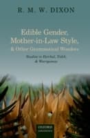 Cover von Edible Gender, Mother-in-Law Style, and Other Grammatical Wonders
