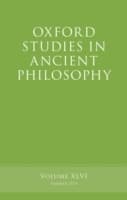 Cover von Oxford Studies in Ancient Philosophy, Volume 46