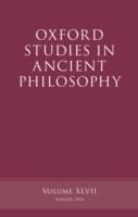 Cover von Oxford Studies in Ancient Philosophy, Volume 47
