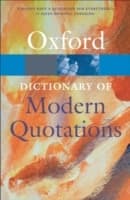 Cover von Oxford Dictionary of Modern Quotations