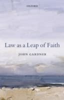 Cover von Law as a Leap of Faith
