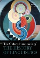 Cover von Oxford Handbook of the History of Linguistics