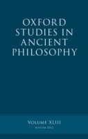 Cover von Oxford Studies in Ancient Philosophy, Volume 43