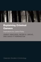 Cover von Explaining Criminal Careers