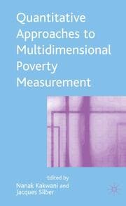 Cover von Quantitative Approaches to Multidimensional Poverty Measurement