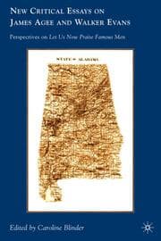 Cover von New Critical Essays on James Agee and Walker Evans