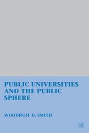 Cover von Public Universities and the Public Sphere