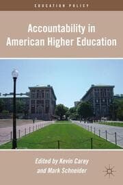 Cover von Accountability in American Higher Education