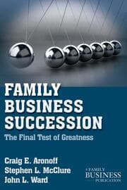 Cover von Family Business Succession
