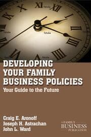 Cover von Developing Family Business Policies