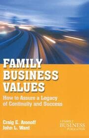 Cover von Family Business Values