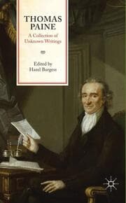 Cover von Thomas Paine: A Collection of Unknown Writings