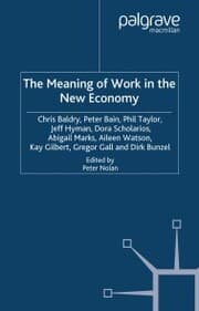 Cover von The Meaning of Work in the New Economy