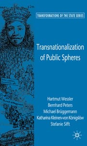 Cover von Transnationalization of Public Spheres