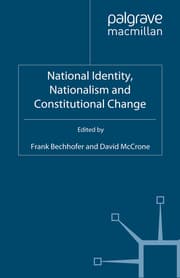 Cover von National Identity, Nationalism and Constitutional Change