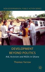 Cover von Development beyond Politics
