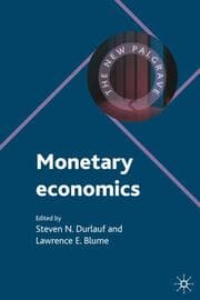 Cover von Monetary Economics
