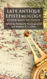 Cover von Late Antique Epistemology
