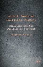 Cover von Albert Camus as Political Thinker