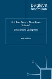 Cover von Unit Root Tests in Time Series Volume 2