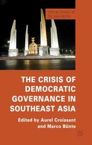 Cover von The Crisis of Democratic Governance in Southeast Asia