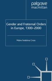 Cover von Gender and Fraternal Orders in Europe, 1300-2000