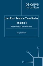 Cover von Unit Root Tests in Time Series Volume 1