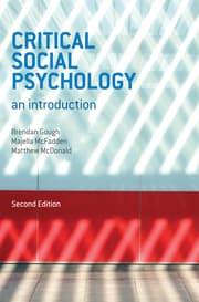 Cover von Critical Social Psychology